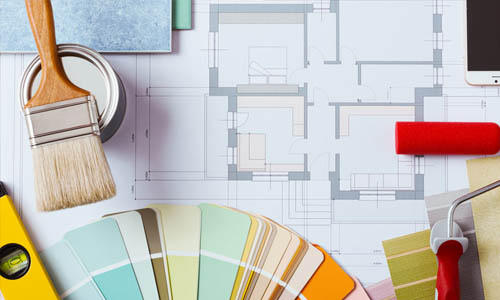 peinture d'une maison