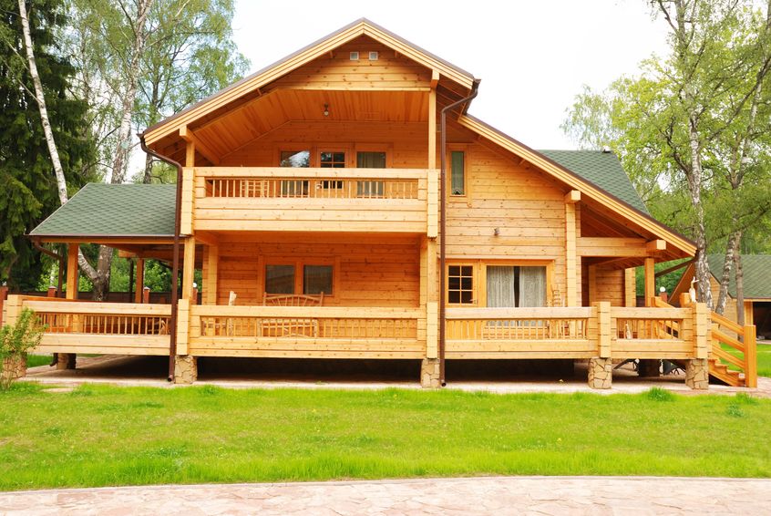 taille du chalet en bois